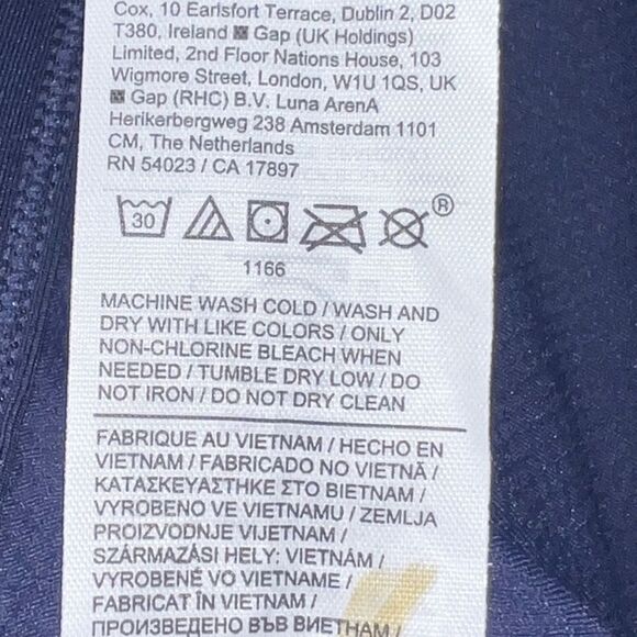 Athleta Plus Size Ultimate Bra Navy Blue Extra Small A-C Cup Sports NWOT - Picture 7 of 8